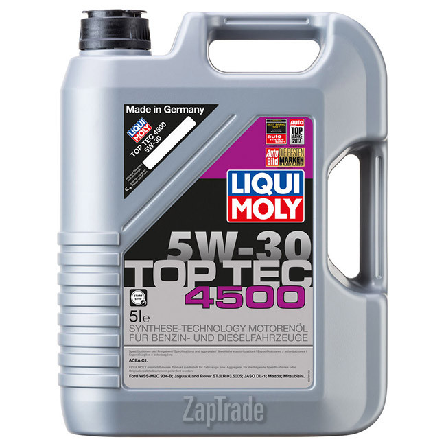 Купить моторное масло Liqui moly Top Tec 4500, в интернет-магазине в Москве