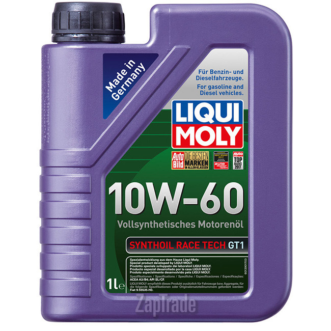 Купить моторное масло Liqui moly Synthoil Race Tech GT1, в интернет-магазине в Москве