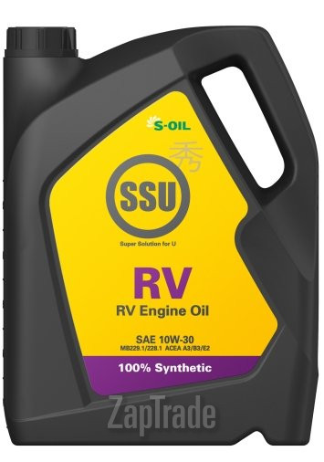 Купить моторное масло S-oil SSU RV, в интернет-магазине в Москве