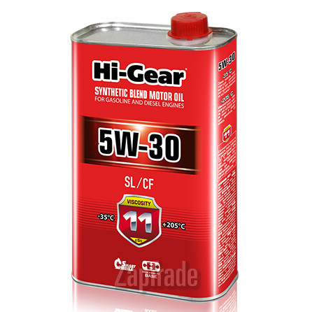 Купить моторное масло Hi-gear SAE 5W-30 API SL/CF, в интернет-магазине в Москве