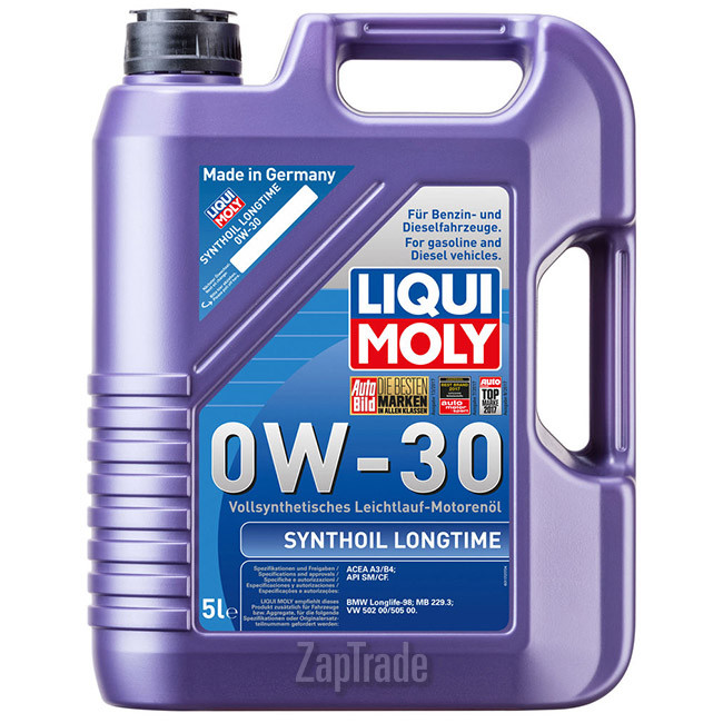 Купить моторное масло Liqui moly Synthoil Longtime, в интернет-магазине в Москве
