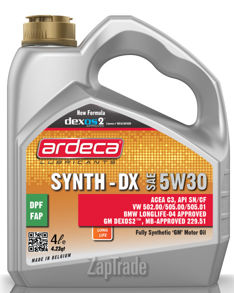 Купить моторное масло Ardeca SYNTH-DX, в интернет-магазине в Москве