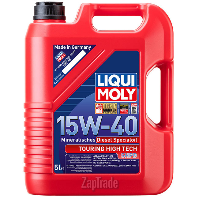 Купить моторное масло Liqui moly Touring High Tech SHPD-Motoroil Basic, в интернет-магазине в Москве