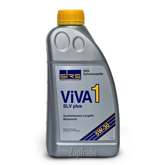 Купить моторное масло Srs VIVA 1 SLV plus 5W-30 (LL3), в интернет-магазине в Москве