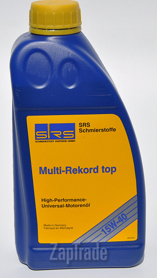 Купить моторное масло Srs Multi-Rekord Top 15W-40, в интернет-магазине в Москве