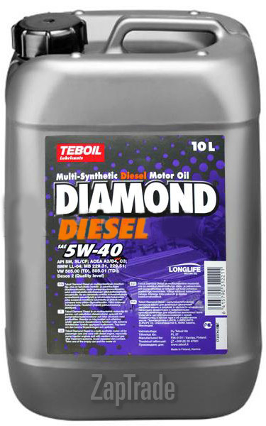Купить моторное масло Teboil Diamond Diesel, в интернет-магазине в Москве