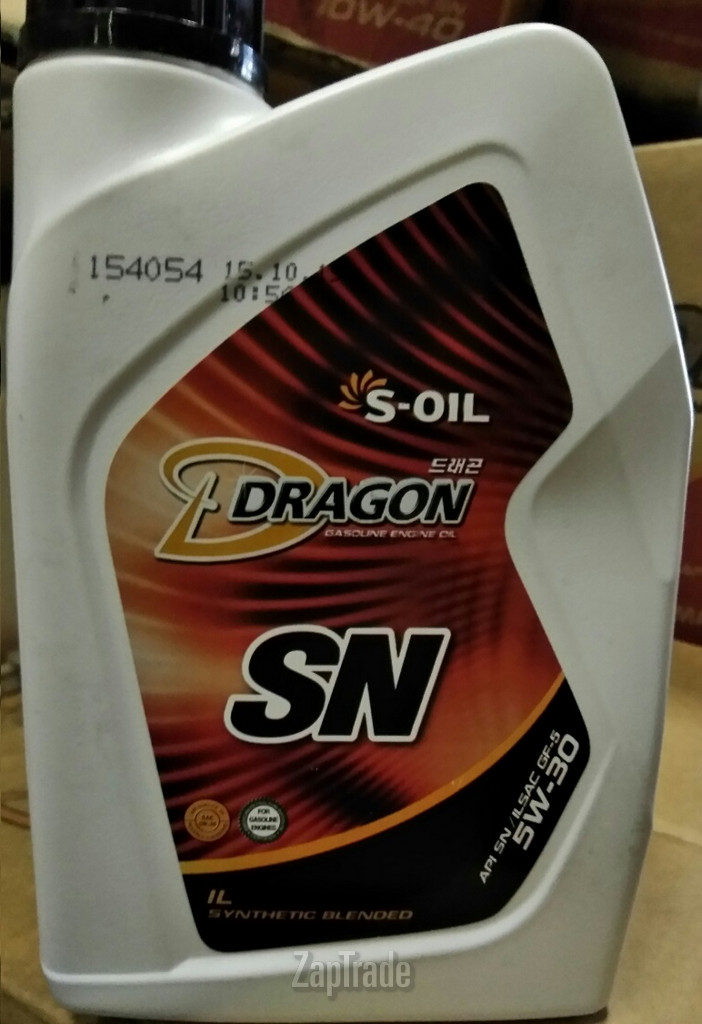 Купить моторное масло S-oil DRAGON SN, в интернет-магазине в Москве