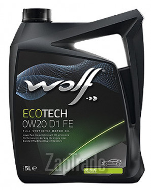 Купить моторное масло Wolf ECOTECH 0W20 D1 FE, в интернет-магазине в Москве