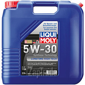 Купить моторное масло Liqui moly Longtime High Tech, в интернет-магазине в Москве