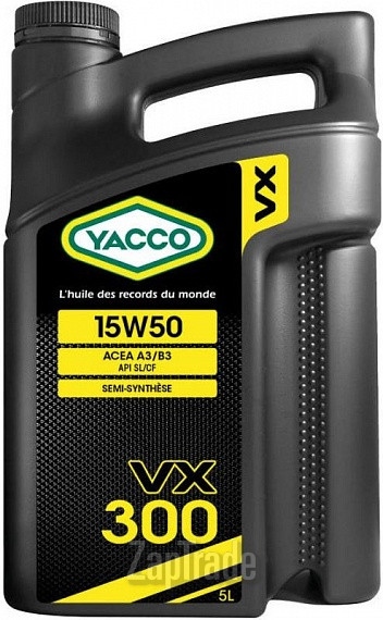 Купить моторное масло Yacco VX 300, в интернет-магазине в Москве