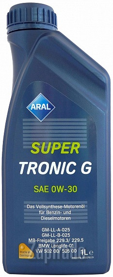 Купить моторное масло Aral SuperTronic G, в интернет-магазине в Москве