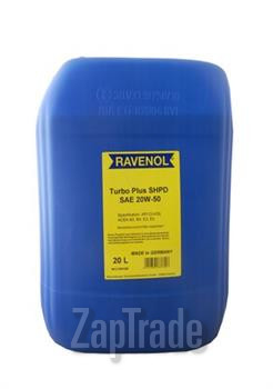 Купить моторное масло Ravenol Turbo-Plus SHPD, в интернет-магазине в Москве