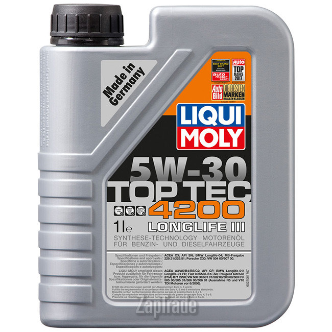 Купить моторное масло Liqui moly Top Tec 4200, в интернет-магазине в Москве
