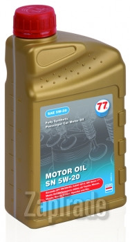 Купить моторное масло 77lubricants Motor oil SN 5w20 (1L),  в интернет-магазине в Москве