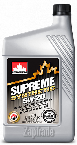Купить моторное масло Petro-canada Supreme Synthetic, в интернет-магазине в Москве