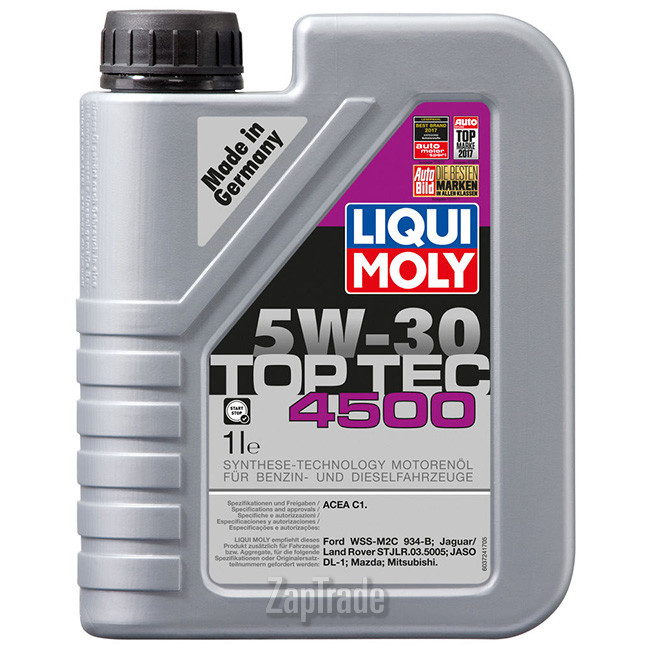 Купить моторное масло Liqui moly Top Tec 4500, в интернет-магазине в Москве