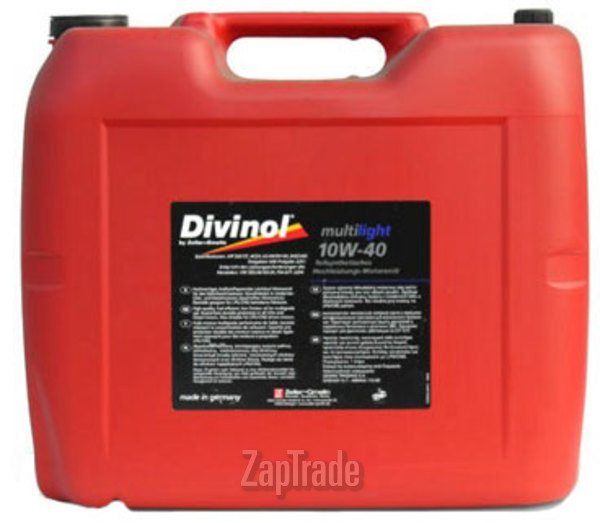 Купить моторное масло Divinol Multilight 10W-40, в интернет-магазине в Москве