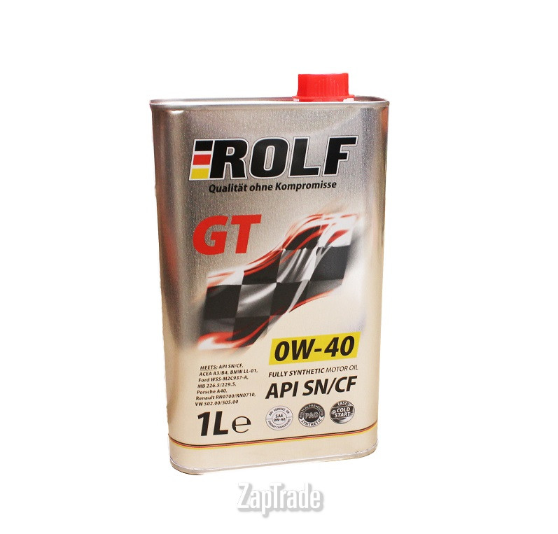 Купить моторное масло Rolf GT SAE 0W-40, в интернет-магазине в Москве