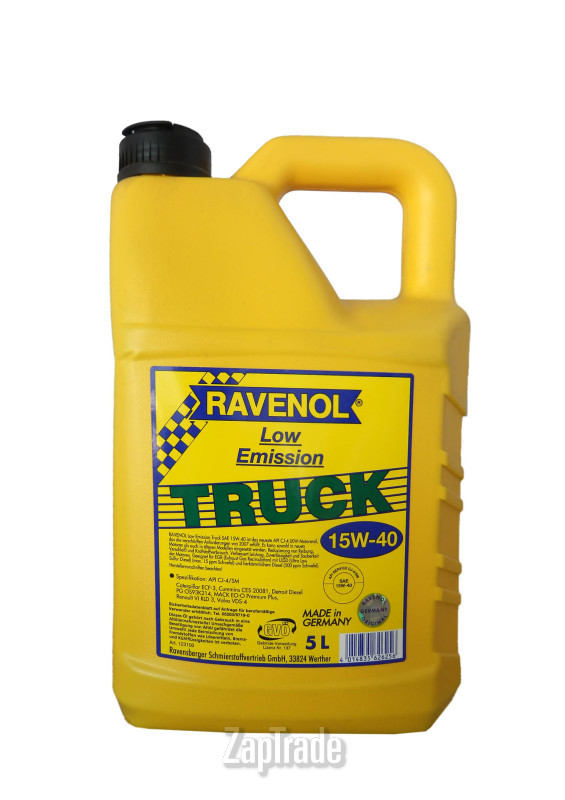 Купить моторное масло Ravenol Low Emission Truck, в интернет-магазине в Москве