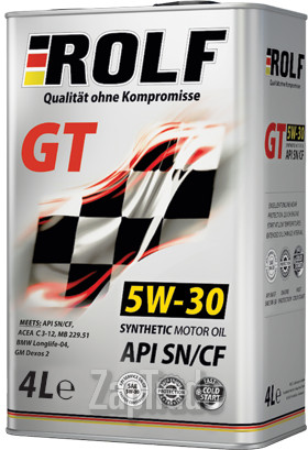 Купить моторное масло Rolf GT 5W-30 SN/CF, в интернет-магазине в Москве