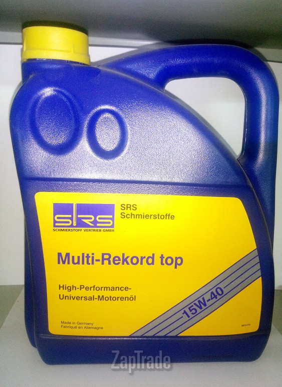Купить моторное масло Srs Multi-Rekord top 15W-40, в интернет-магазине в Москве