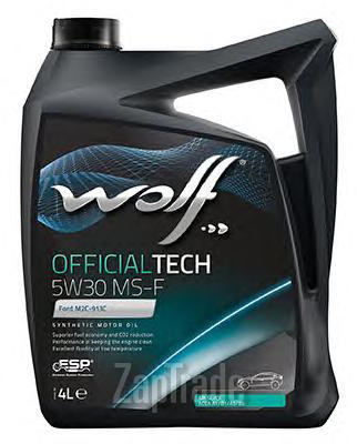 Купить моторное масло Wolf OFFICIALTECH 5W30 MS-F, в интернет-магазине в Москве