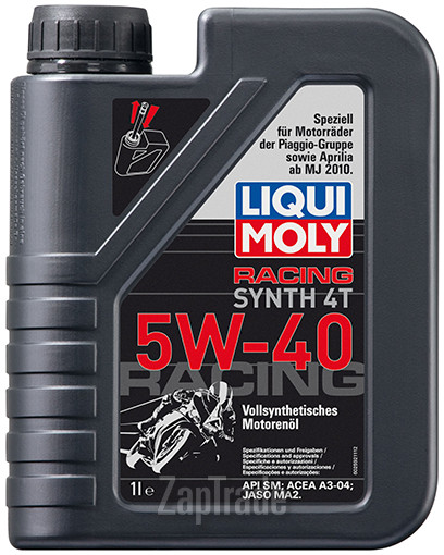 Купить моторное масло Liqui moly Racing Synth 4T, в интернет-магазине в Москве