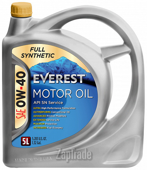Купить моторное масло Everest Full Synthetic, в интернет-магазине в Москве