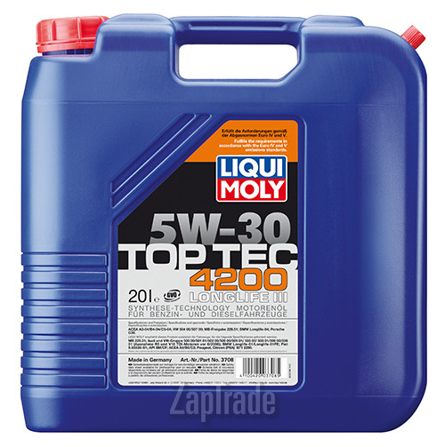 Купить моторное масло Liqui moly Top Tec 4200, в интернет-магазине в Москве