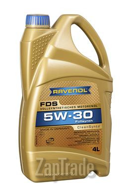 Купить моторное масло Ravenol FDS SAE 5W-30, в интернет-магазине в Москве