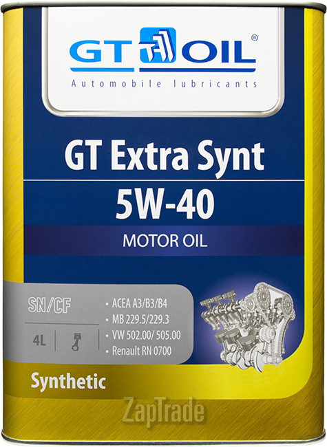 Купить моторное масло Gt oil GT Extra Synt, в интернет-магазине в Москве