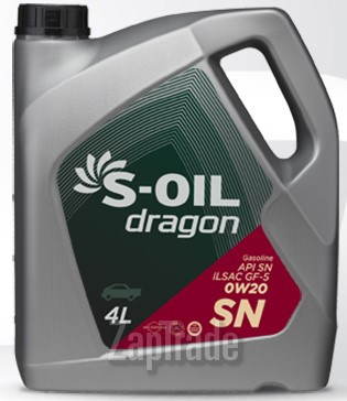 Купить моторное масло S-oil DRAGON SN, в интернет-магазине в Москве