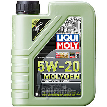 Купить моторное масло Liqui moly НС-синтетическое моторное масло Molygen New Generation 5W-20, в интернет-магазине в Москве