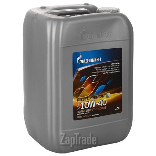 Купить моторное масло Gazpromneft Diesel Premium 10W-40, в интернет-магазине в Москве