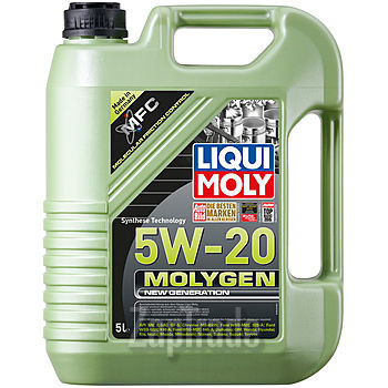 Купить моторное масло Liqui moly НС-синтетическое моторное масло Molygen New Generation 5W-20, в интернет-магазине в Москве