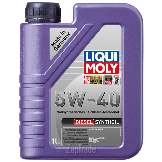 Купить моторное масло Liqui moly Diesel Synthoil, в интернет-магазине в Москве