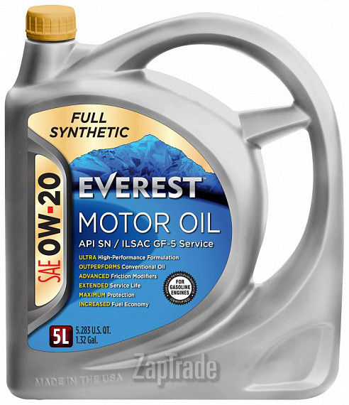 Купить моторное масло Everest Full Synthetic, в интернет-магазине в Москве