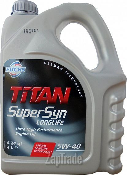 Купить моторное масло Fuchs Titan Supersyn Longlife, в интернет-магазине в Москве