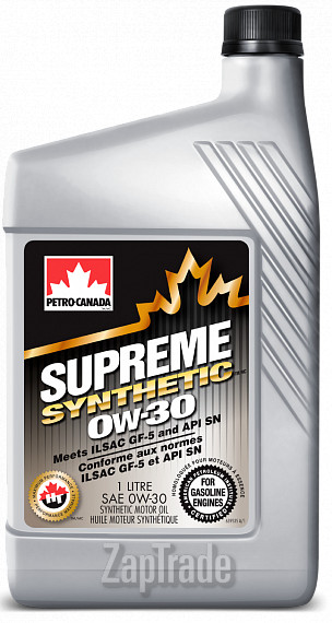 Купить моторное масло Petro-canada Supreme Synthetic, в интернет-магазине в Москве
