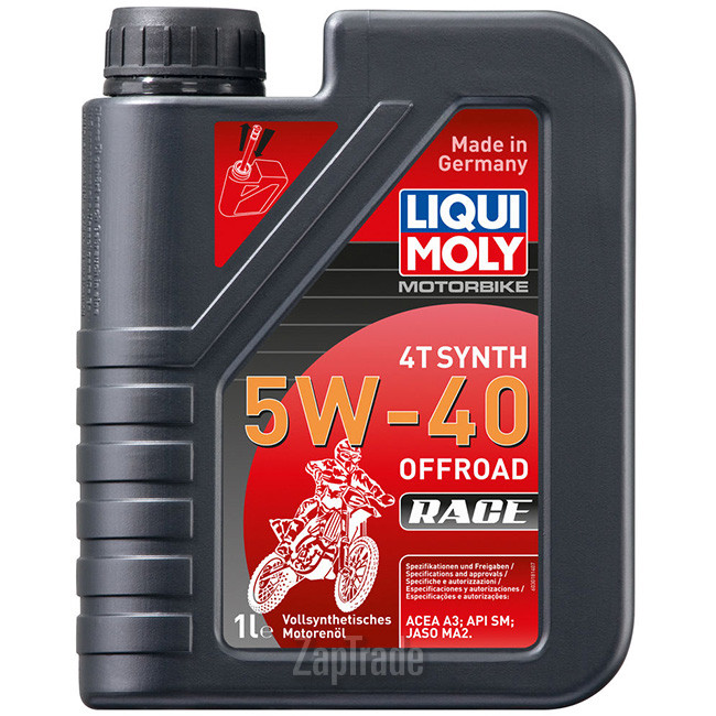 Купить моторное масло Liqui moly Motorbike 4T Synth Offroad Race, в интернет-магазине в Москве