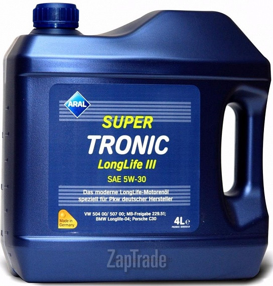 Купить моторное масло Aral SuperTronic Longlife III, в интернет-магазине в Москве
