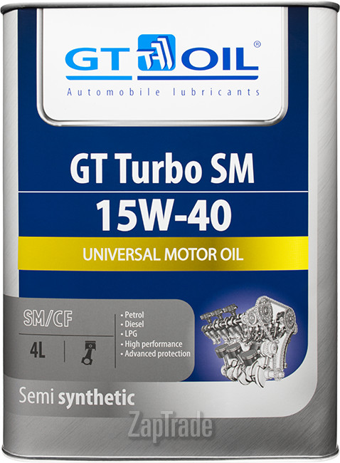 Купить моторное масло Gt oil GT Turbo SM, в интернет-магазине в Москве