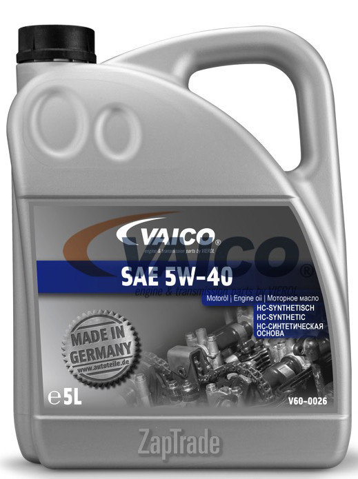 Купить моторное масло Vaico SAE 5W-40, в интернет-магазине в Москве