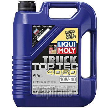 Купить моторное масло Liqui moly НС-синтетическое моторное масло Top Tec Truck 4050 10W-40, в интернет-магазине в Москве