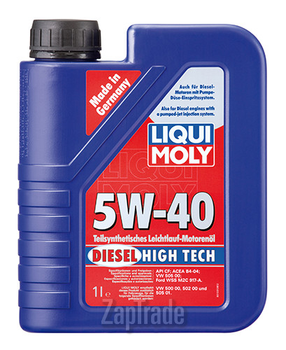 Купить моторное масло Liqui moly Diesel High Tech, в интернет-магазине в Москве