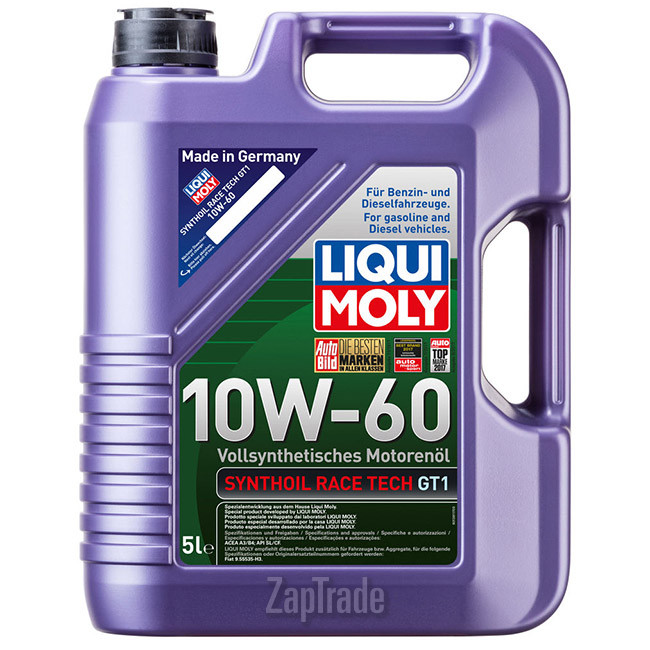 Купить моторное масло Liqui moly Synthoil Race Tech GT1, в интернет-магазине в Москве