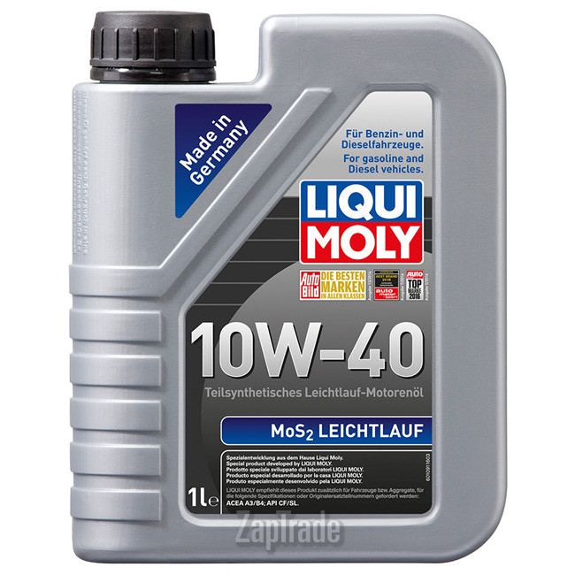 Купить моторное масло Liqui moly MoS2 Leichtlauf, в интернет-магазине в Москве