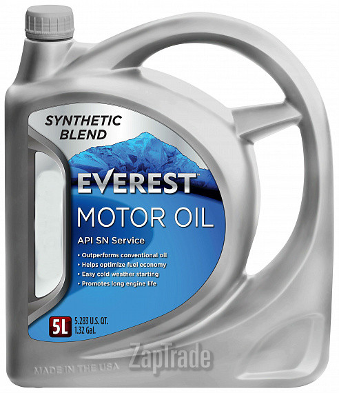 Купить моторное масло Everest Synthetic Blend, в интернет-магазине в Москве