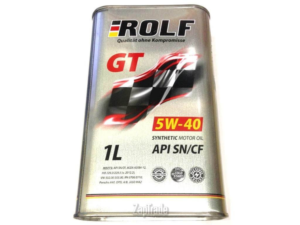 Купить моторное масло Rolf GT SAE 5w-40, в интернет-магазине в Москве