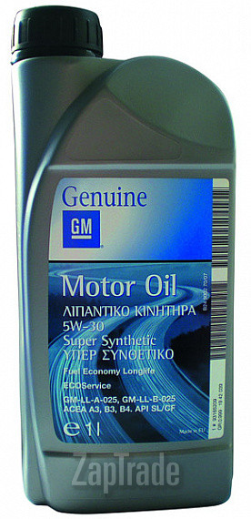 Купить моторное масло General motors GM Motor Oil Super Synthetic, в интернет-магазине в Москве